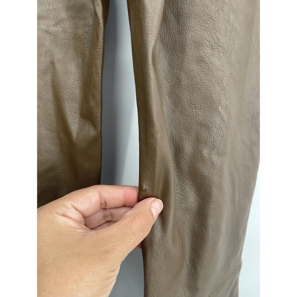 Good American The Perfect High Rise Coated Legging‎ Pants Light Mocha Size 1 - Picture 6 of 7